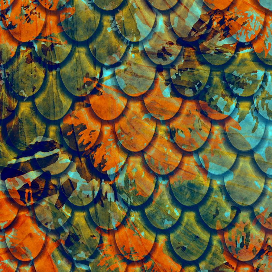 Fall Scallops Digital Art by Bonnie Bruno