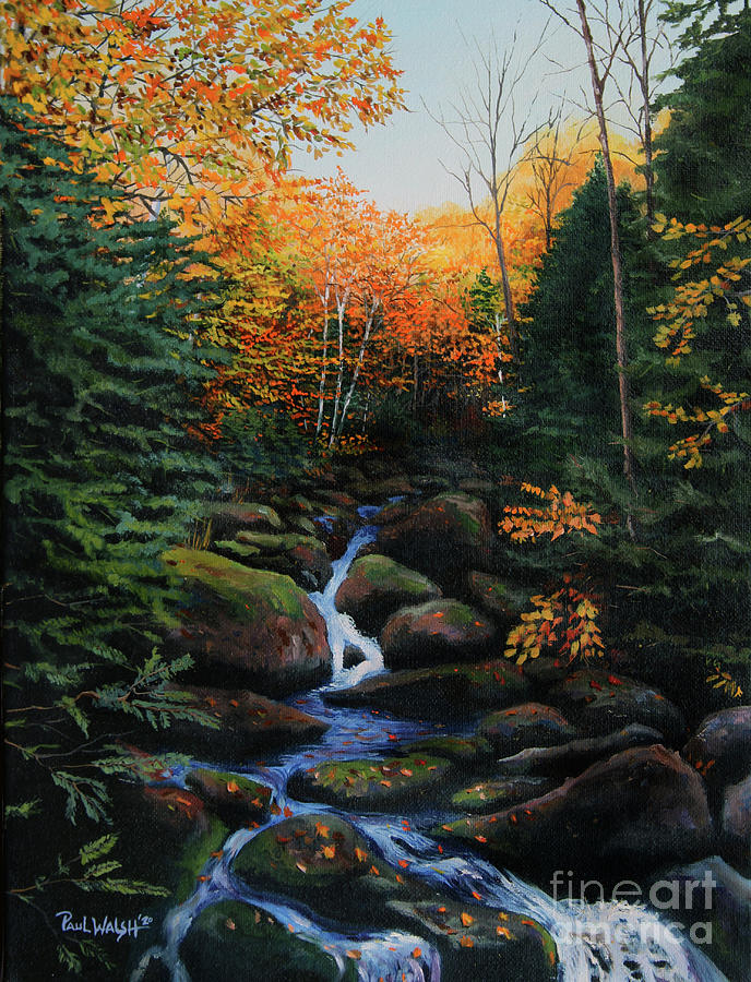 Fall Stream Painting