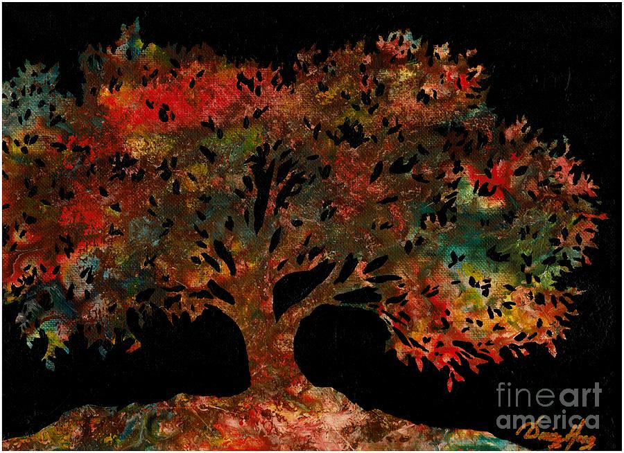 Fall Tree Painting by Denise Hoag