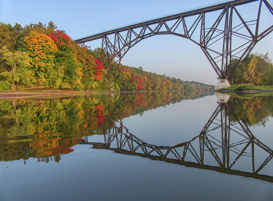 Fall under the high bridge stillwater minnesota Photograph by Karen ...