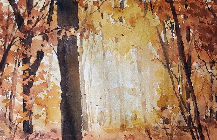 Forest Portal Painting by Sheila Romard