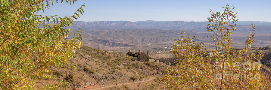 Fall views in Jerome Panoramic Photograph by Darrell Foster