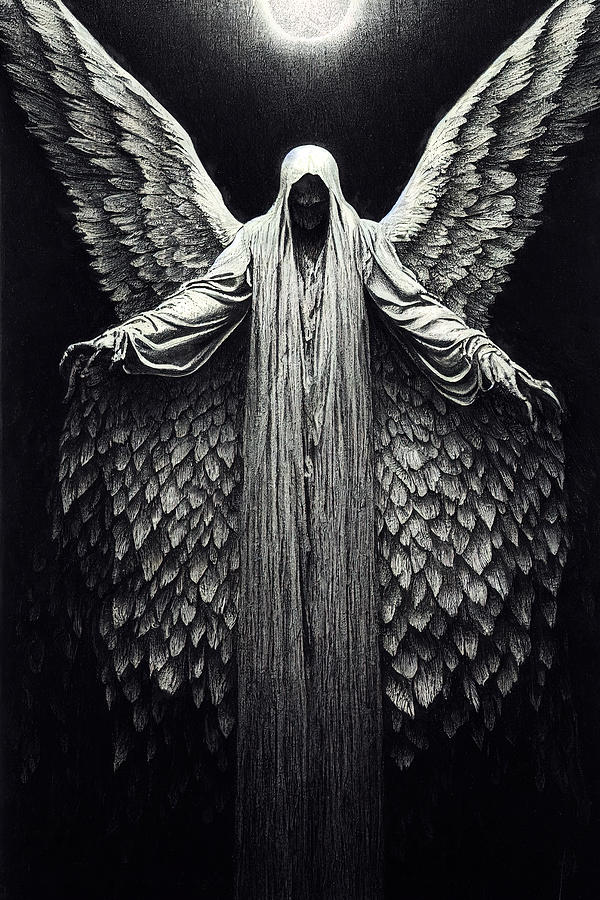 Fallen Angel, 01 Painting by AM FineArtPrints