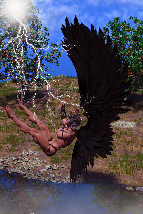 Fallen Angel Fantasy 2 Digital Art