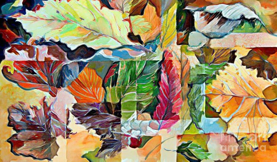 Fall Digital Art - Fallen Leaves by Mindy Newman