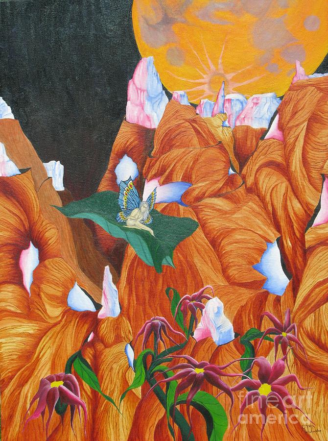 Fallin Fairy Painting by Richard Dotson - Pixels