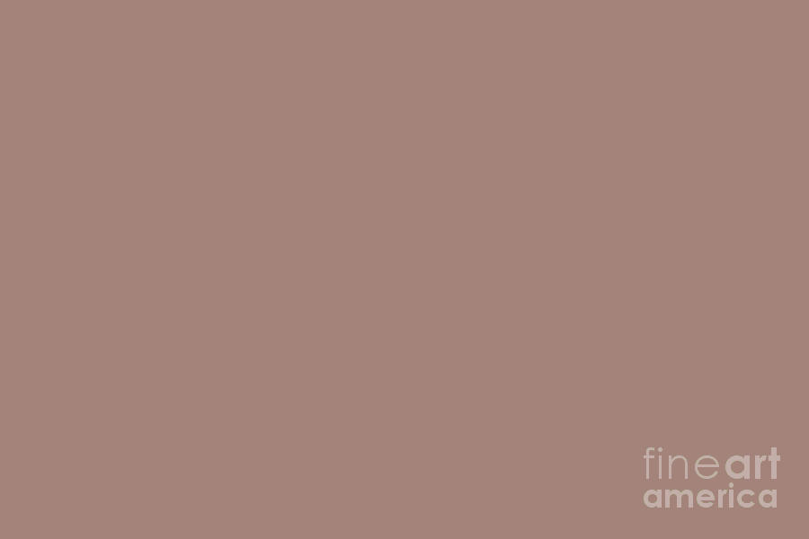 Falling For Autumn Pink Taupe Solid Color Pairs To Sherwin Williams Hushed  Auburn SW 9080 by PIPA Fine Art - Simply Solid