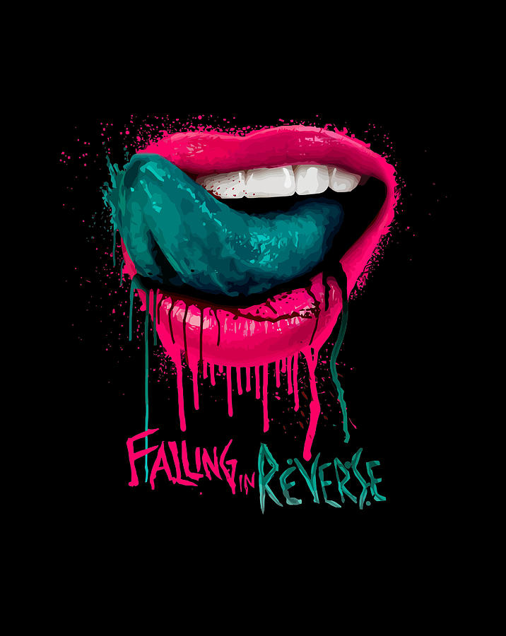 Falling In Reverse Lips Logo Official Merchandise Digital Art by Nguyen ...