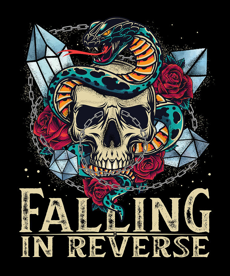 Falling In Reverse The Death TShirt Digital Art by Cuthina - Fine Art ...
