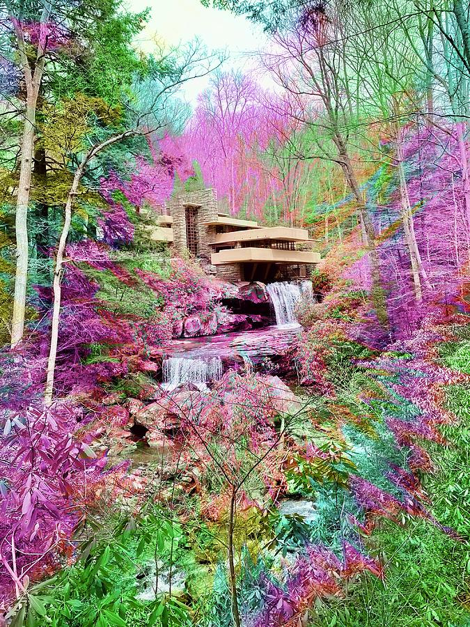 Falling into Colored Water Digital Art by Phillip Persky - Fine Art America