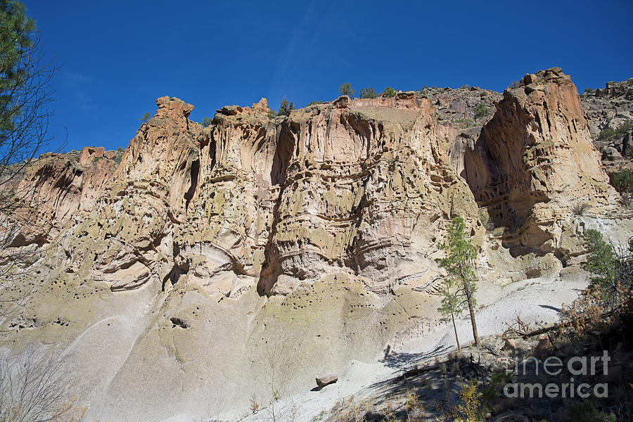 Bandelier National Monument Photograph - Falling Rock by Jon Burch Photography