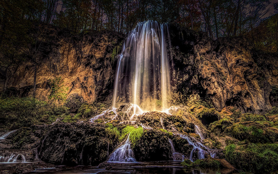 Falling Springs Landscape Photograph by Norma Brandsberg