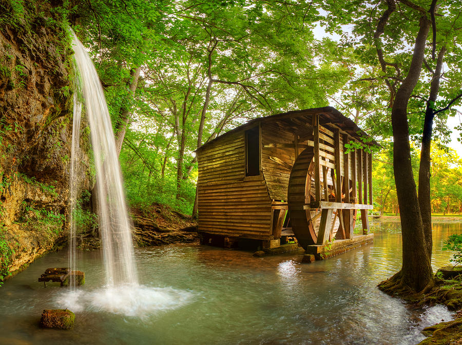 Falling Springs Mill Photograph by Robert Charity