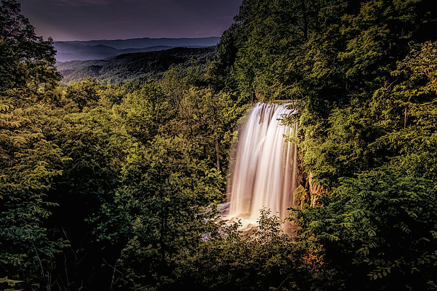 Falling Springs Waterfall in Summer Photograph by Norma Brandsberg