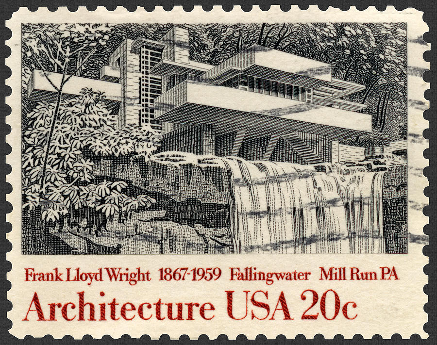 Falling Water Postage Stamp Photograph by Phil Cardamone