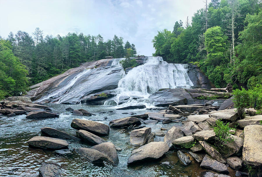 Falls at Pisgah National Forest Photograph by Laura Fasulo