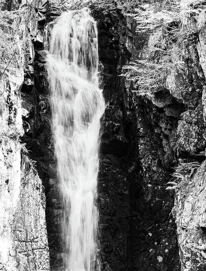 Falls of Song #3 BW Photograph by Lorraine Palumbo