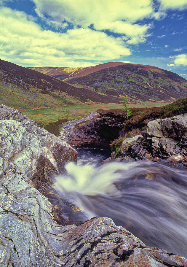 Falls of Unich, Glen Esk, Scotland Photograph by Navin Mistry | Fine ...