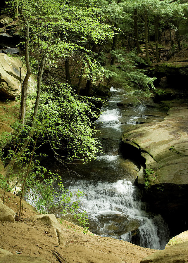 Falls on Old mans cave, trail, Photograph by John Beckman - Fine Art ...