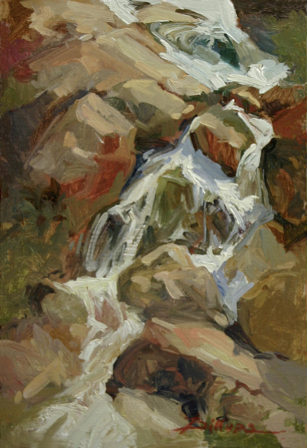 Falls on the West Fork Painting by Betty Jean Billups Falls on the West Fork Painting by Betty Jean Billups