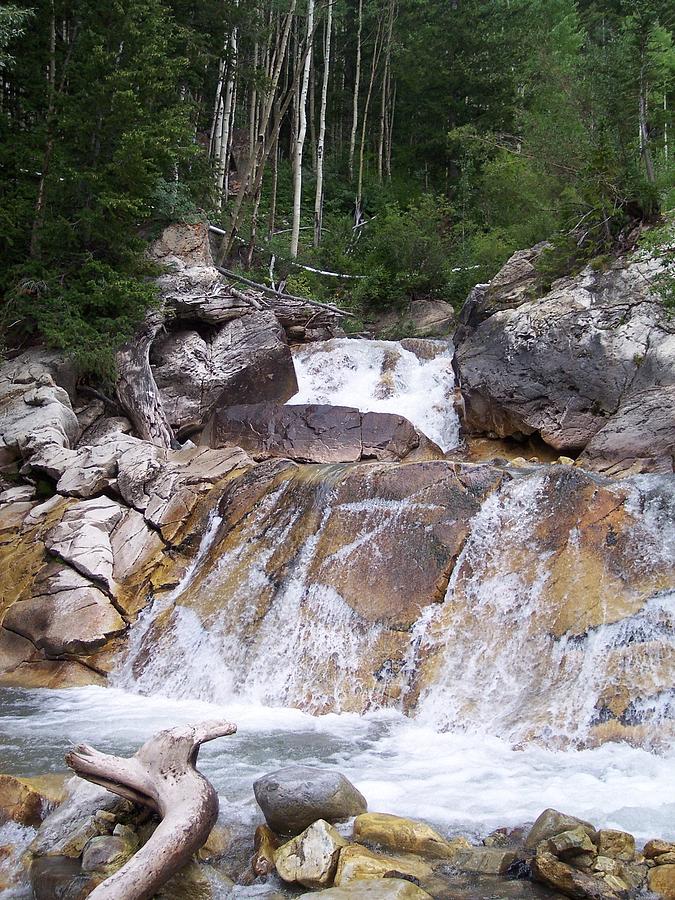 Falls on Yule Creek Photograph by Amanda R Wright