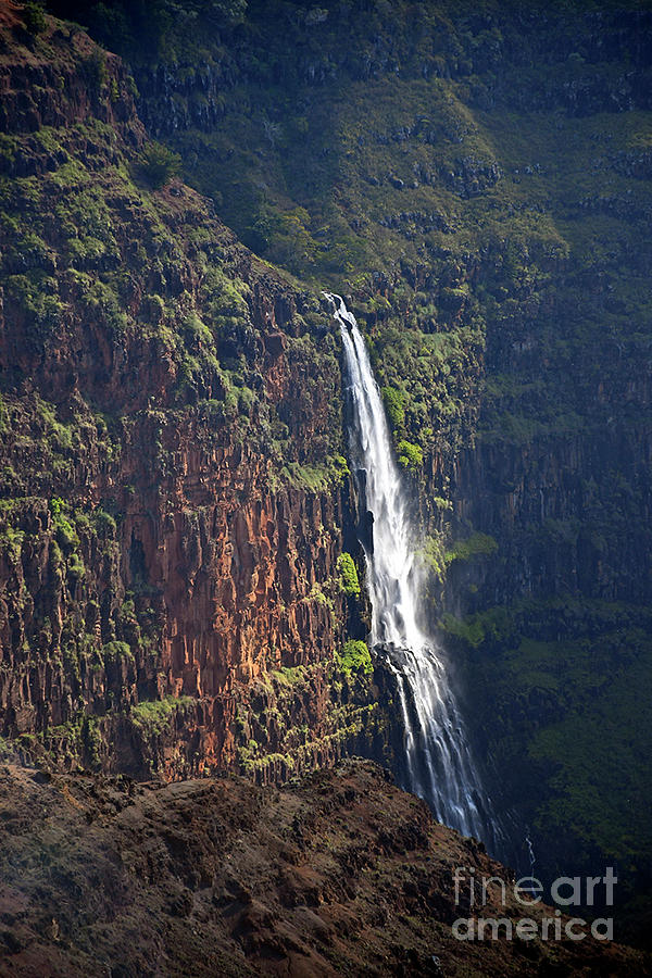 Falls Waimea Canyon Photograph by Cindy Murphy