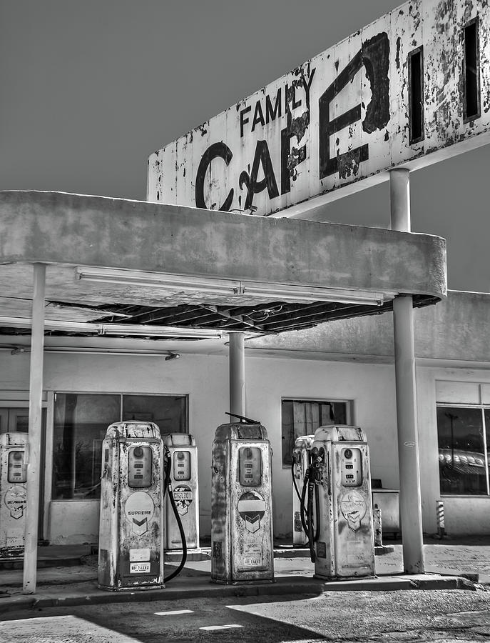 Family Cafe Black and White Photograph by Matthew Bamberg