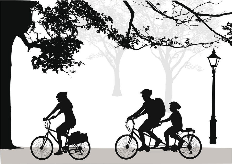 Family Cycling Ritual Drawing by A-Digit