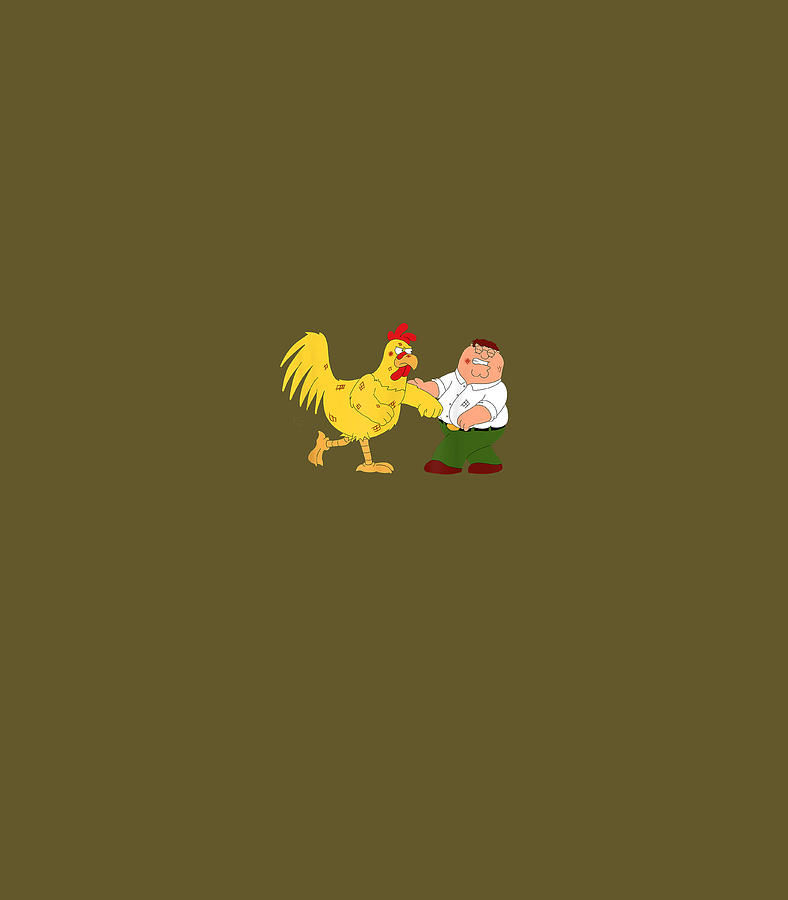 Chicken Digital Art - Family Guy Chicken Fight by Remi MollyM