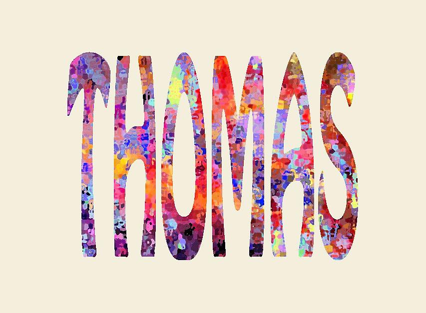 Family Name Thomas Digital Art by Corinne Carroll