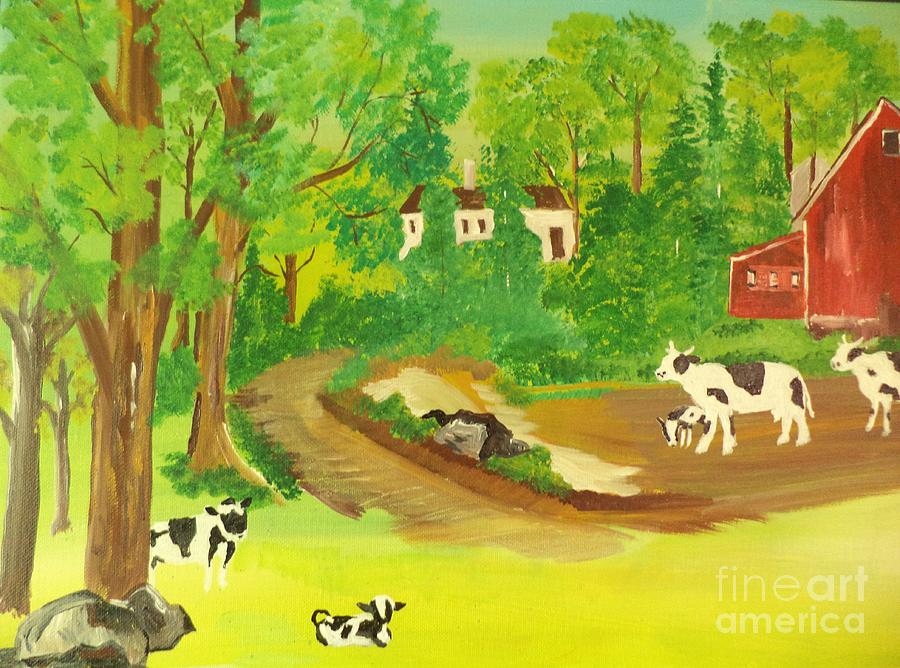 Family Of Cows by Donald Northup Family Of Cows by Donald Northup