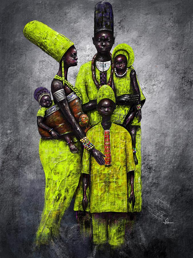 Family Digital Art - Family by Olufemi Adedeji