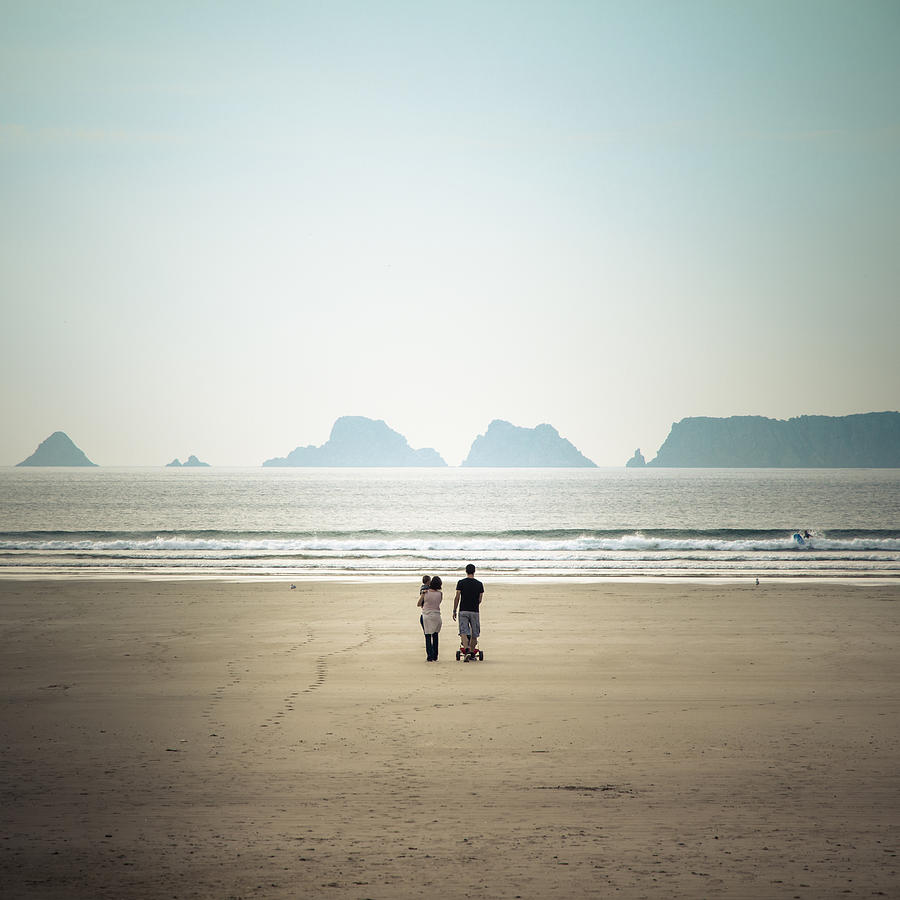Family on a beach Photograph by Yoann JEZEQUEL Photography