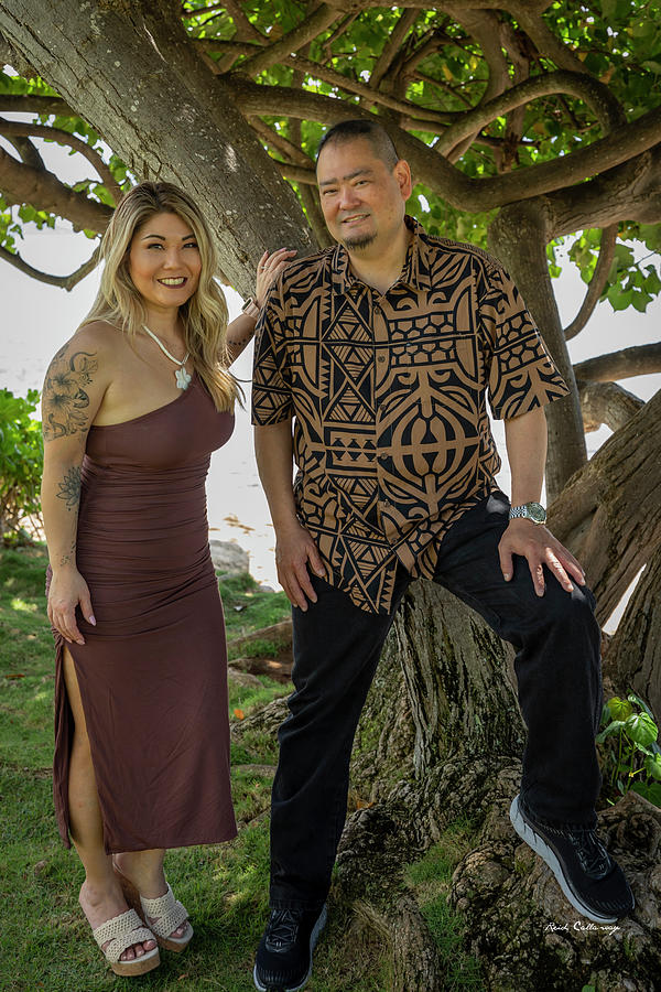 Family Session 12 The Kahala Hotel Resort Oahu Hawaii Portrait Art Photograph by Reid Callaway