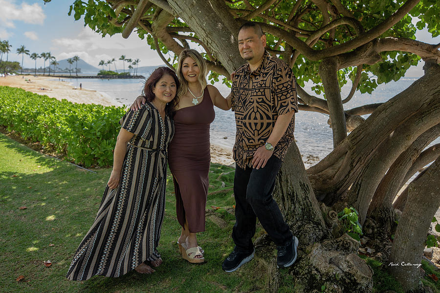 Family Session 15 The Kahala Hotel Resort Oahu Hawaii Portrait Art Photograph by Reid Callaway