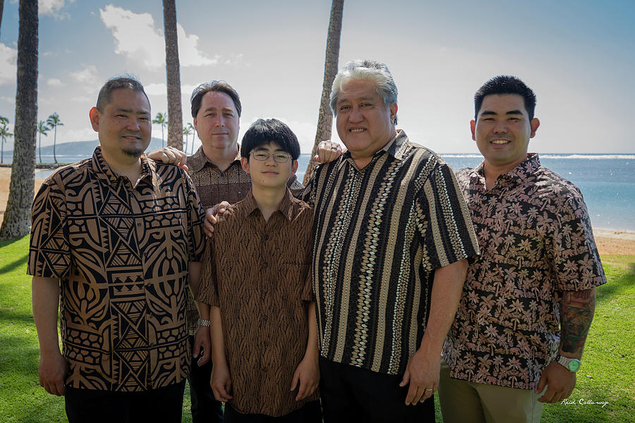 Family Session 7 The Kahala Hotel Resort Oahu Hawaii Portrait Art Photograph by Reid Callaway