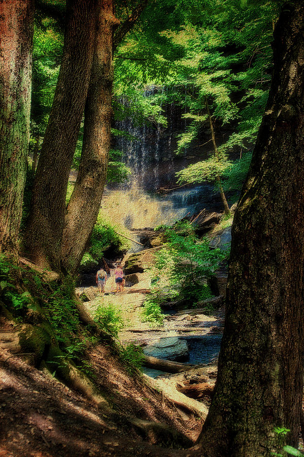 Family Time Tinker Falls Finger Lakes NY Area Raised Vertical ...