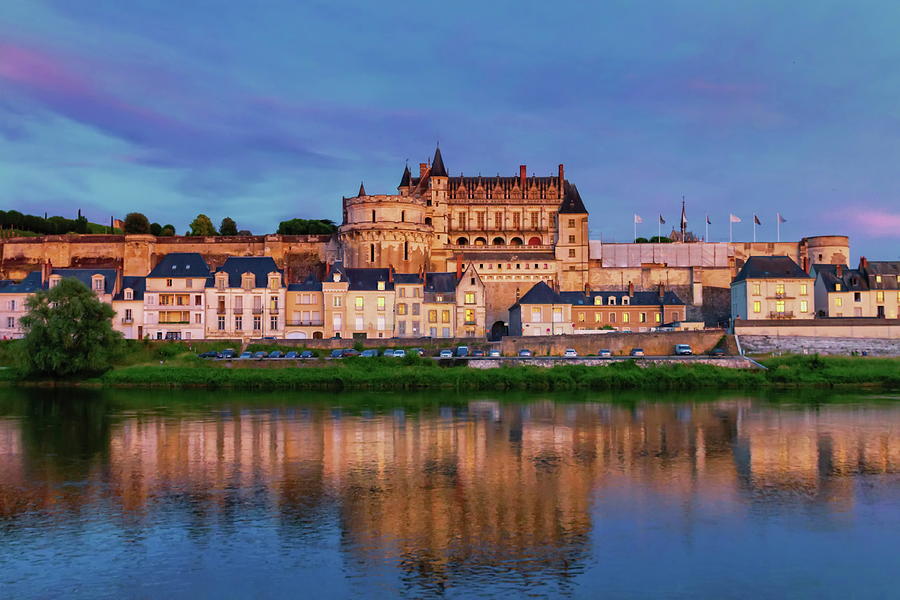 Famous Amboise Castle over Loire river, France Photograph by Elenarts - Elena Duvernay photo