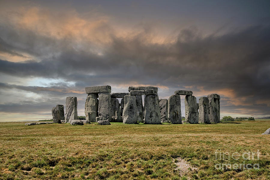 Famous Stonehenge circle Photograph by Patricia Hofmeester