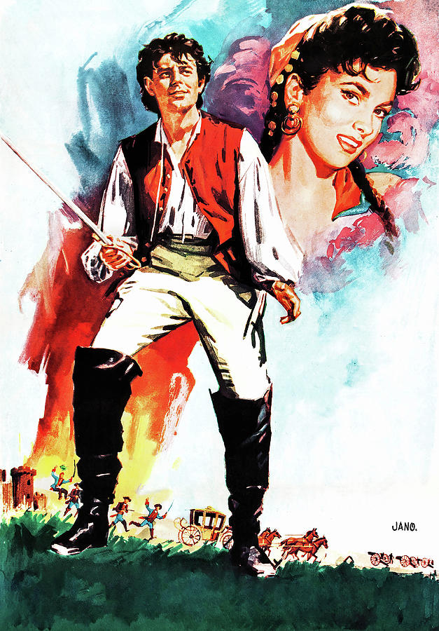 ''Fan Fan' La Tulipe'', 1952, movie poster painting by Jano Painting by ...