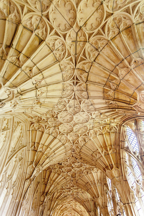 Fan Vaulting of the Cloisters of Gloucester Cathedral  Photograph by W Chris Fooshee