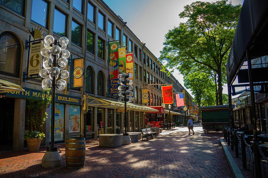 Faneuil Hall Before the Crowds Photograph by Paula Robidoux Fine Art America