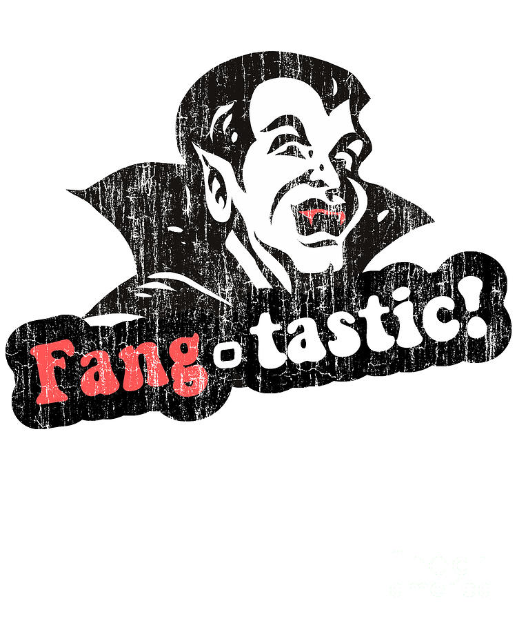 Fang-tastic Vampire Halloween Digital Art by Flippin Sweet Gear