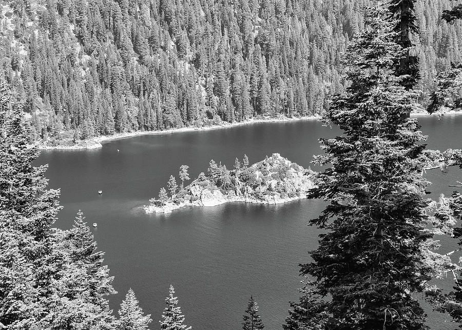 Fannette Island 2 BW Photograph by Mary Pille