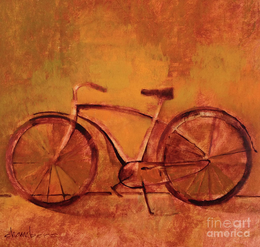 Fanta Bike Painting By Mike Chambers - Fine Art America