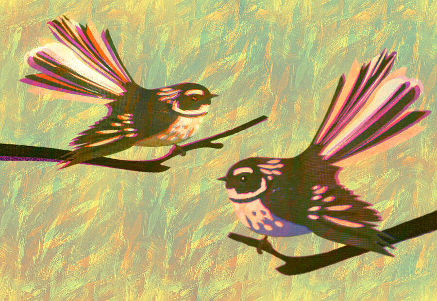 Fantails v3.2 Digital Art by Designs By Nimros - Fine Art America