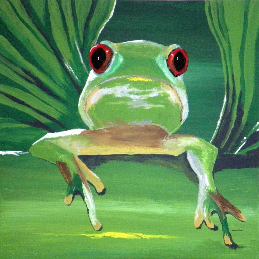 Fantastic Frog No. 4 Painting by Sunny Hicks | Fine Art America