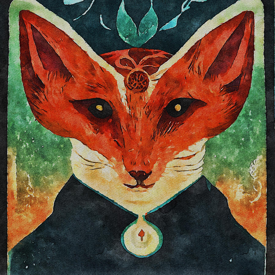 Fantastic Mr Fox 2 Mixed Media by Ann Leech
