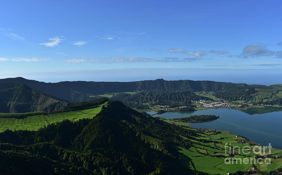 Fantastic Scenery of Sete Cidades in the Azores Photograph by DejaVu ...