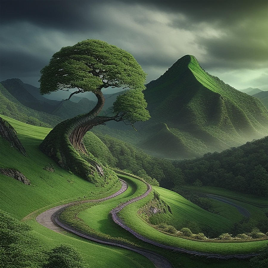 Fantastic Tree Digital Art by James Barnes